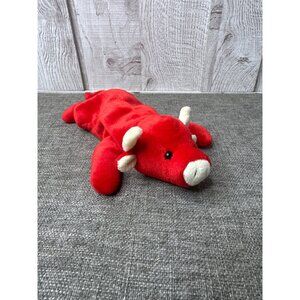Ty Beanie Babies Tabasco Plush Red Bull Toy 1995 Collectible